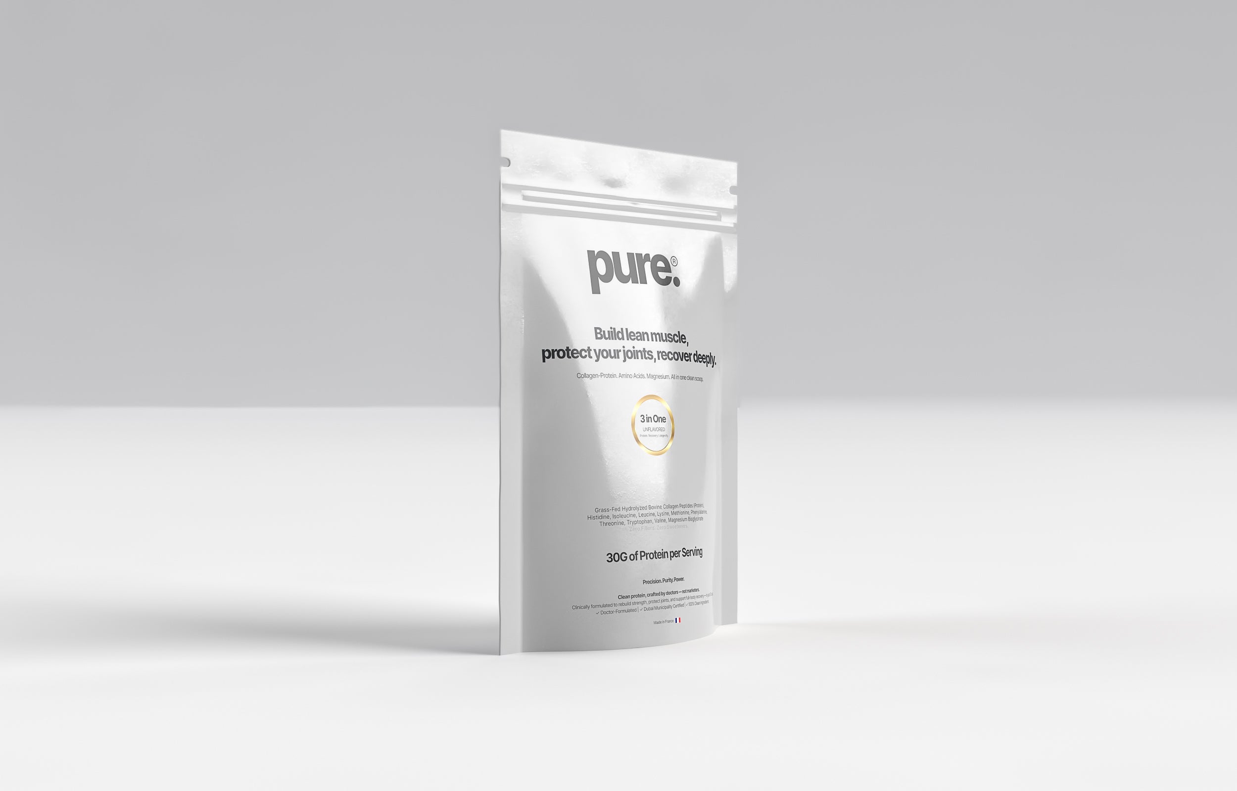 pure® PRO | 3-in-1 Clean Protein — 30g + Collagen + 9 EAAs